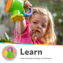 Nuby Watering Can Bath or Outdoor Toy for Toddlers and Kids