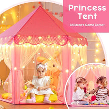 Monobeach Princess Play Tent for Girls with Star Lights, 55" x 53"