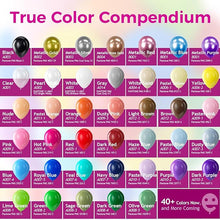 Bezente Assorted Rainbow Latex Balloons
