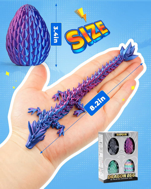 8" 3D Printed Dragon Eggs