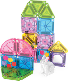 Magna-Tiles microMAGS 24-Piece Spring Garden Travel Set