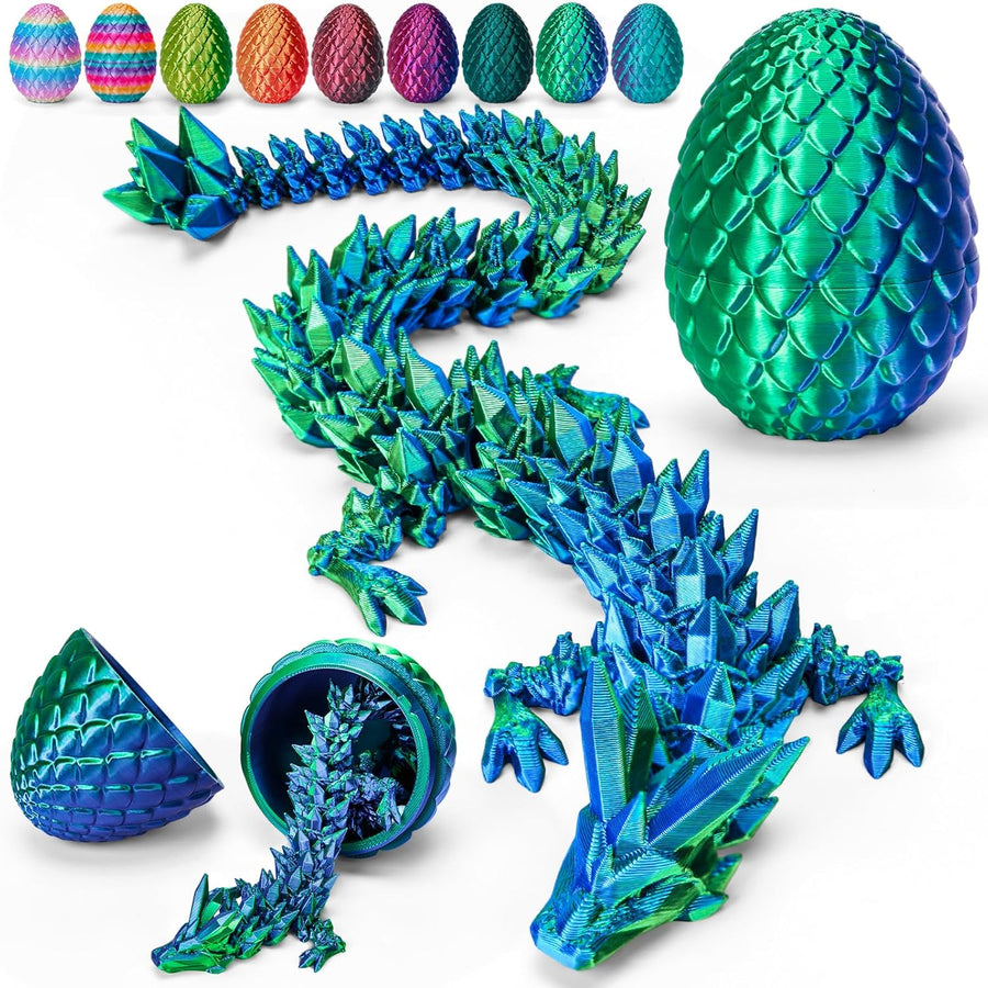 TBOLINE 12" 3D Printed Dragon Egg
