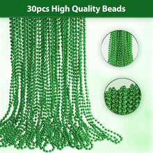 30 Pack Mardi Gras Beads Necklaces Bulk
