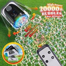 Upgraded Bubble Machine with Remote Control