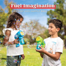 JOYIN 2 Kids Bubble Gun with 2 Bottles Refill Solution