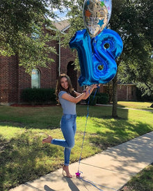 40 Inch Navy Blue 1 Balloon for First Birthday