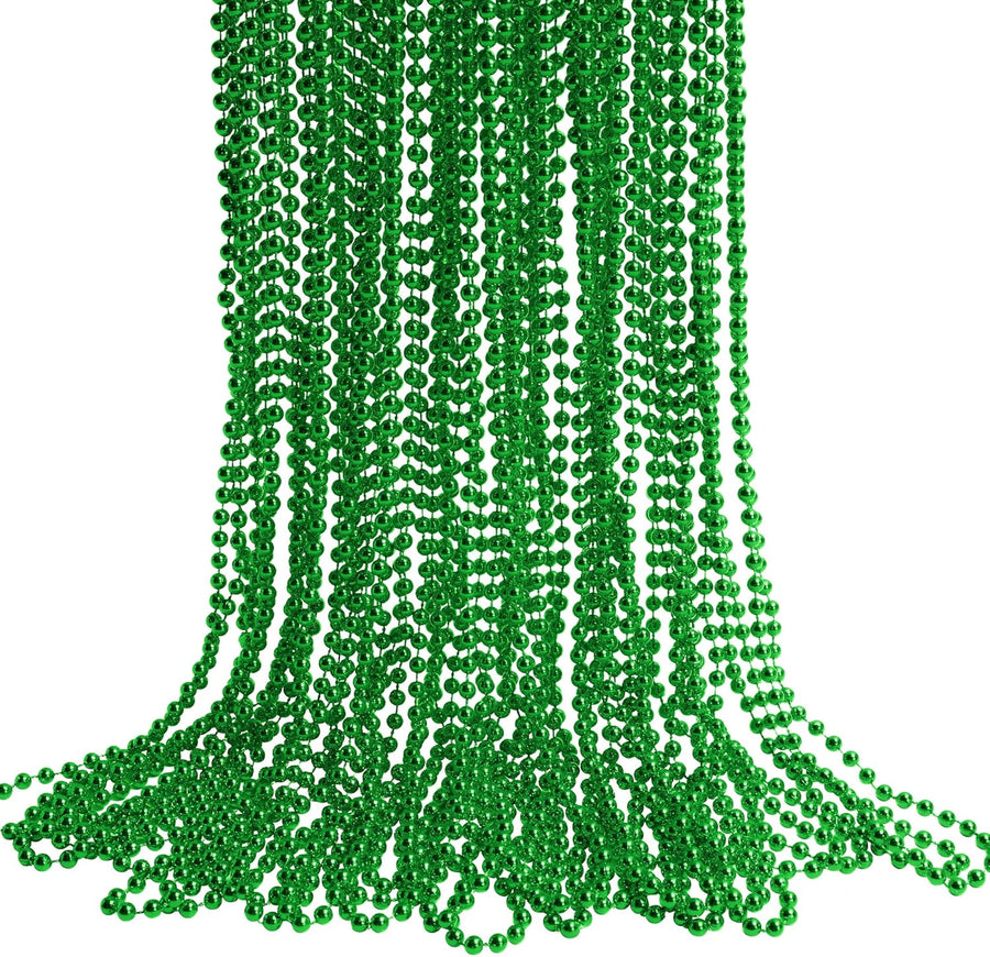 30 Pack Mardi Gras Beads Necklaces Bulk