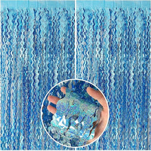 Metallic Tinsel Foil Fringe Curtain Party Backdrop